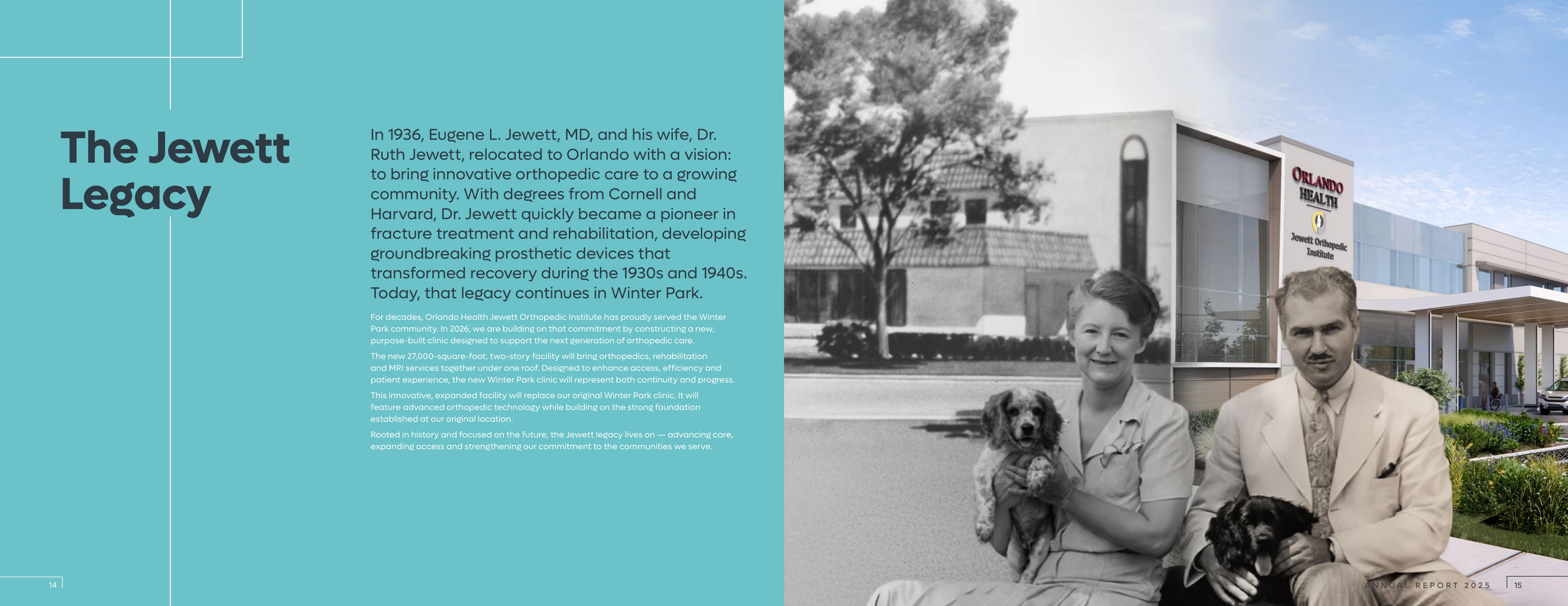 The Jewett Legacy: archival portraits alongside contemporary facilities