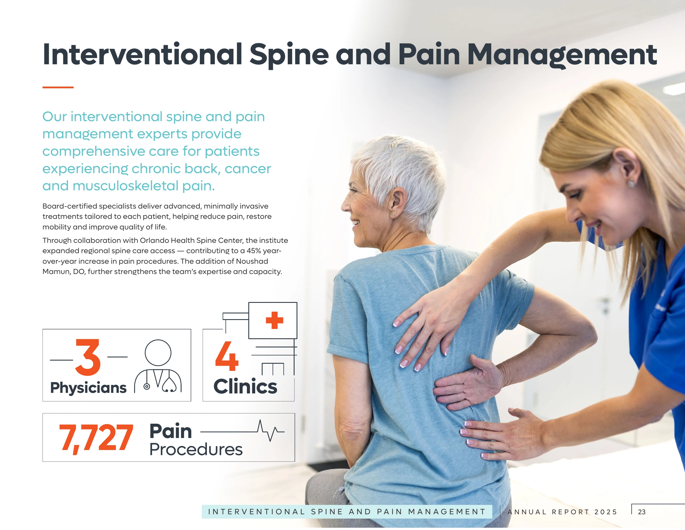 Interventional Spine and Pain Management specialty page